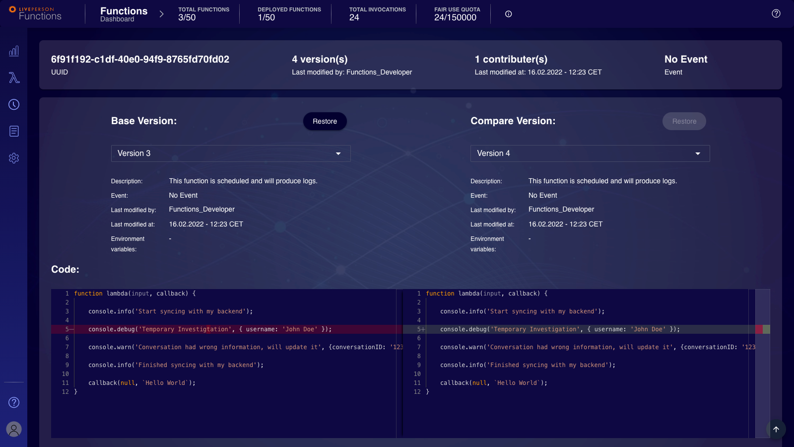 Functions:Activity Context Action